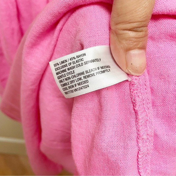 Universal Thread Hot Pink Smocked Chest Barbiecore Spaghetti Strap Dress XL - Picture 5 of 7